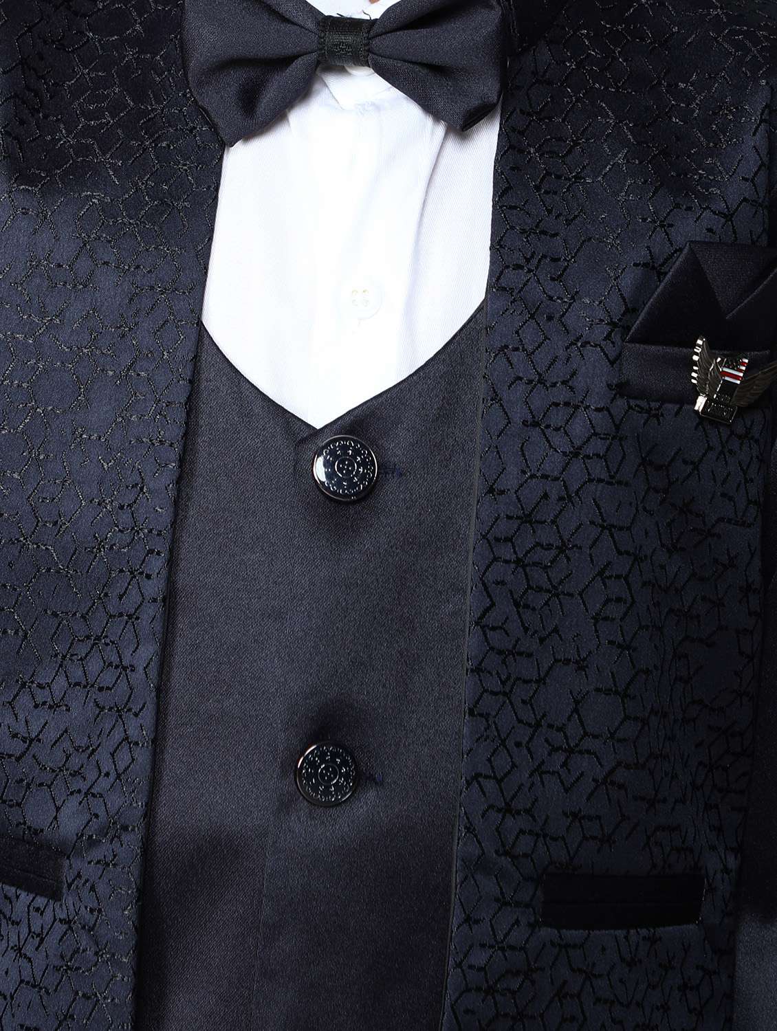 boys self design three piece suit set - 21909471 -  Standard Image - 4