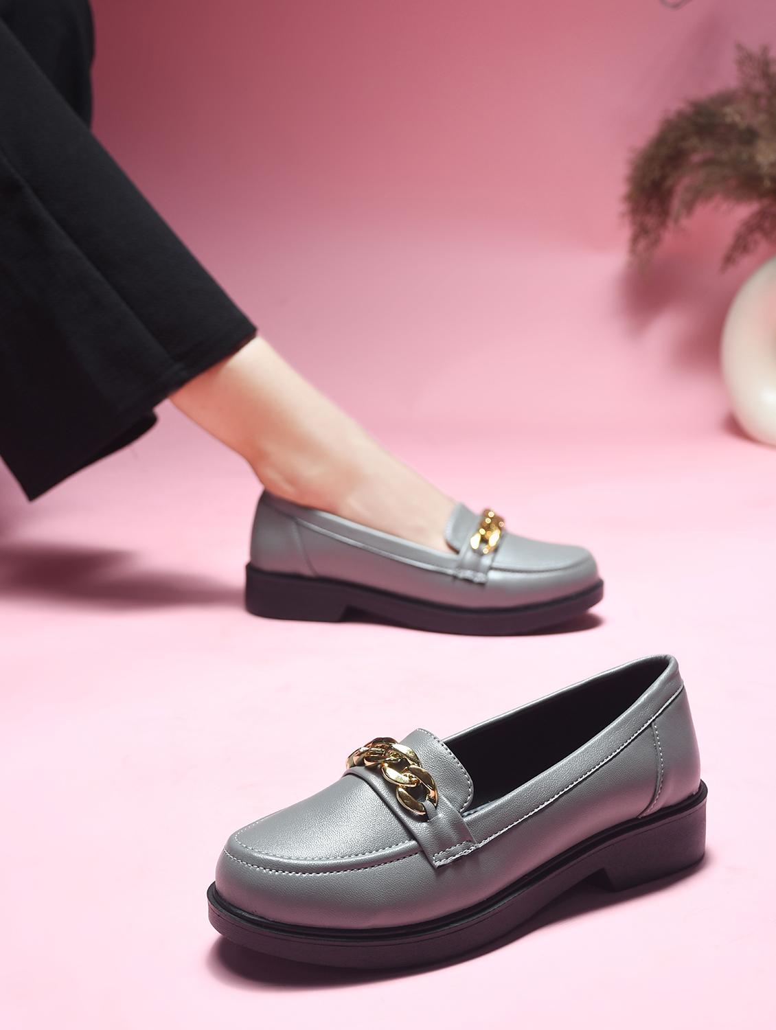 women grey slip on loafer - 21909567 - Zoom Image - 0