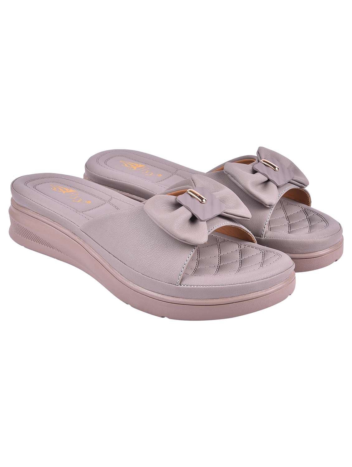 women grey ankle strap sandal - 21909620 -  Standard Image - 1