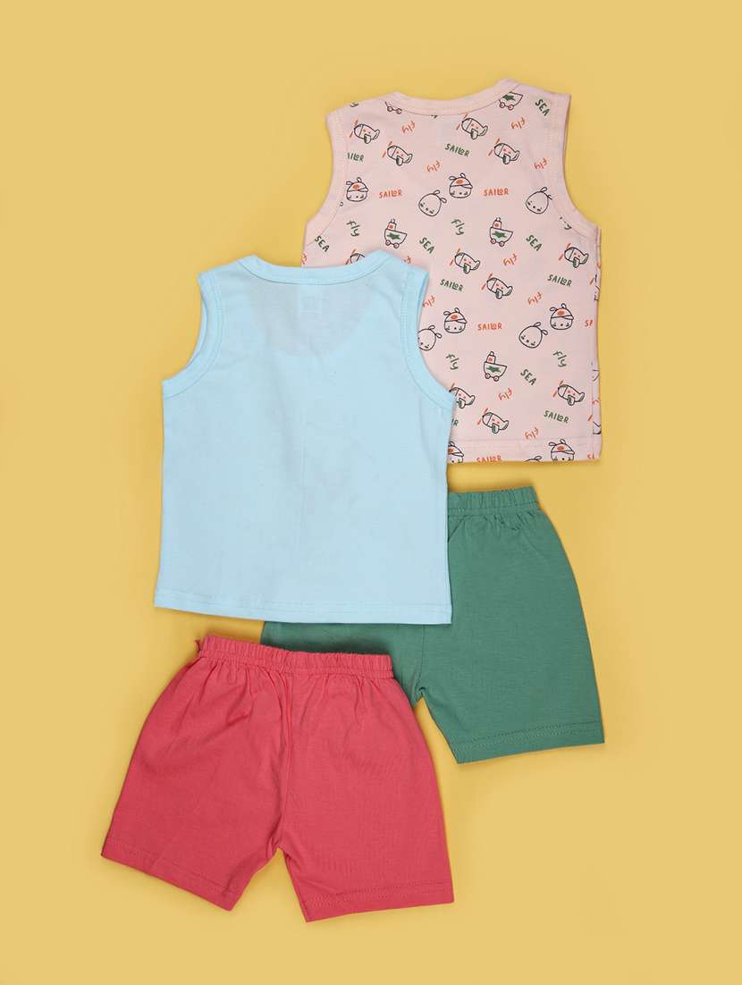 boys printed mid rise regular fit shorts  - 21909852 -  Standard Image - 1