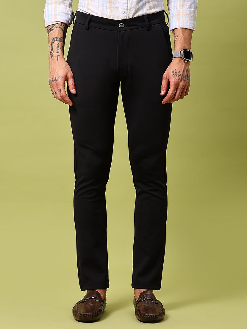 men solid mid rise slim fit chinos  - 21909887 -  Standard Image - 1