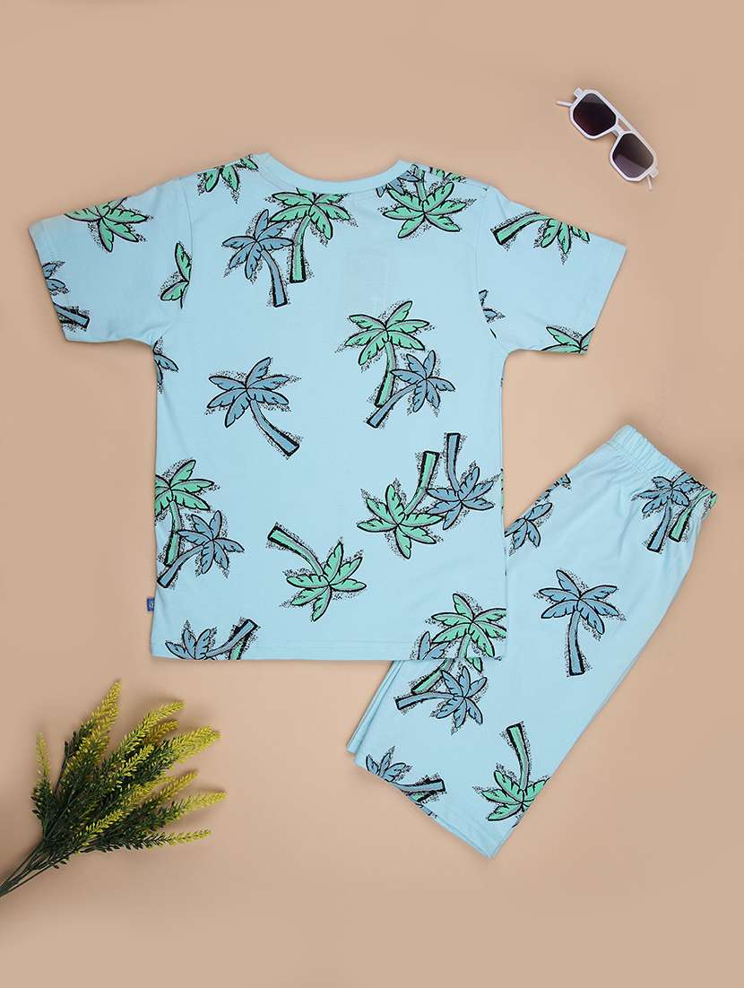boys printed short sleeve co-ord set - 21909909 -  Standard Image - 1