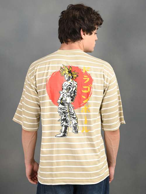 men printed short sleeves oversized t-shirt - 21909961 -  Standard Image - 0