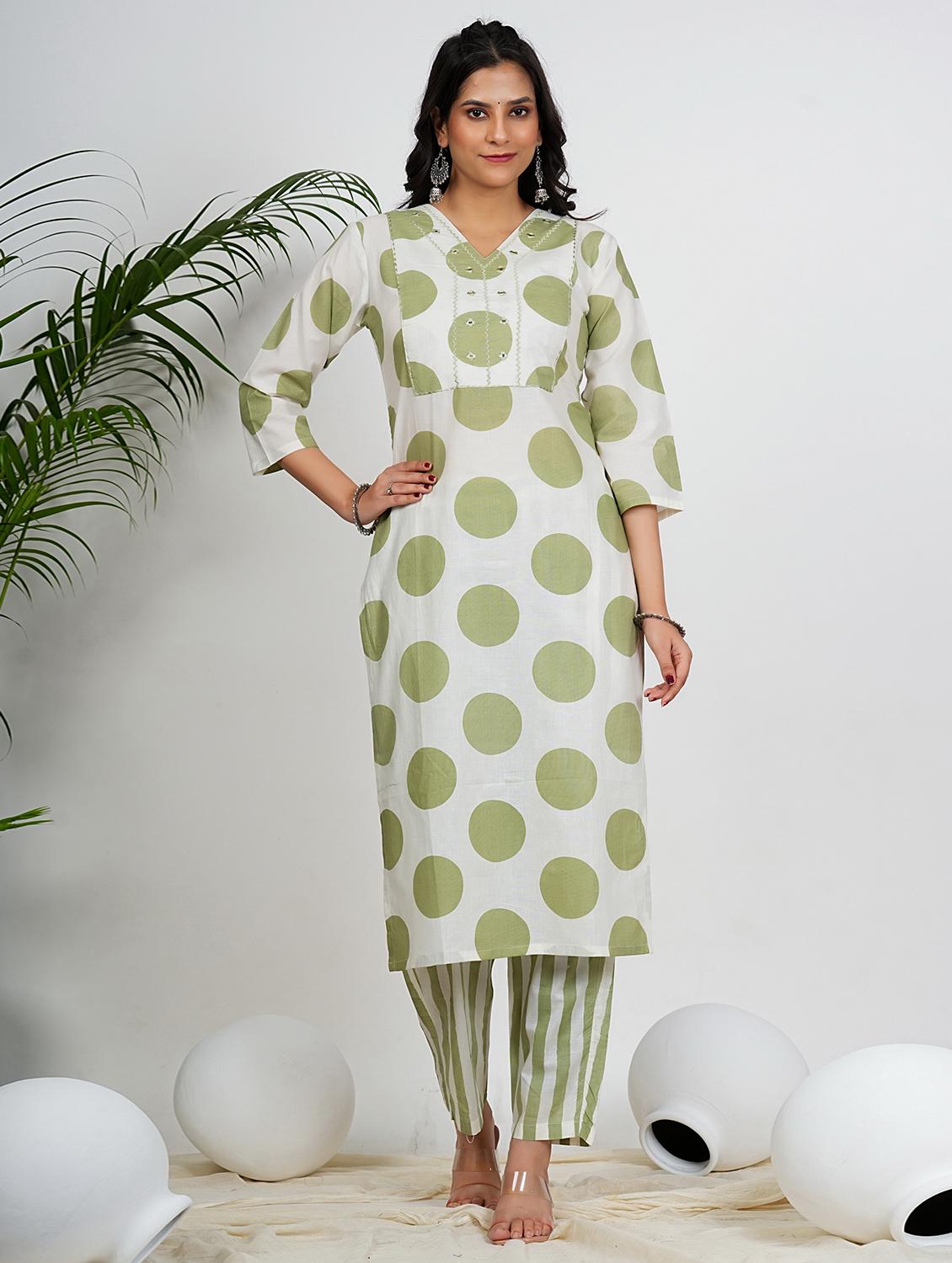 women three quarter sleeve kurta pant with dupatta set - 21910375 - Standard Image - 4