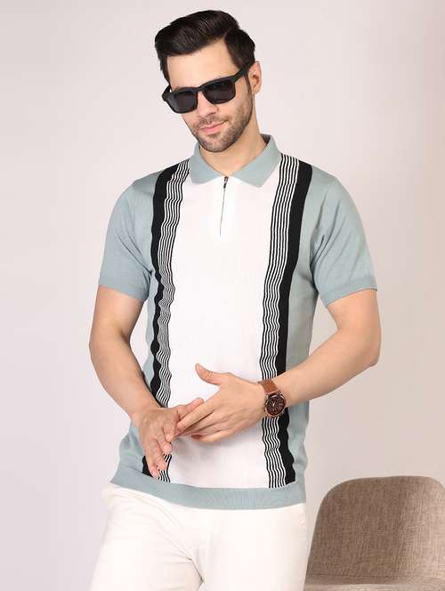men color block short sleeve regular fit polo t-shirt - 21910647 -  Standard Image - 0