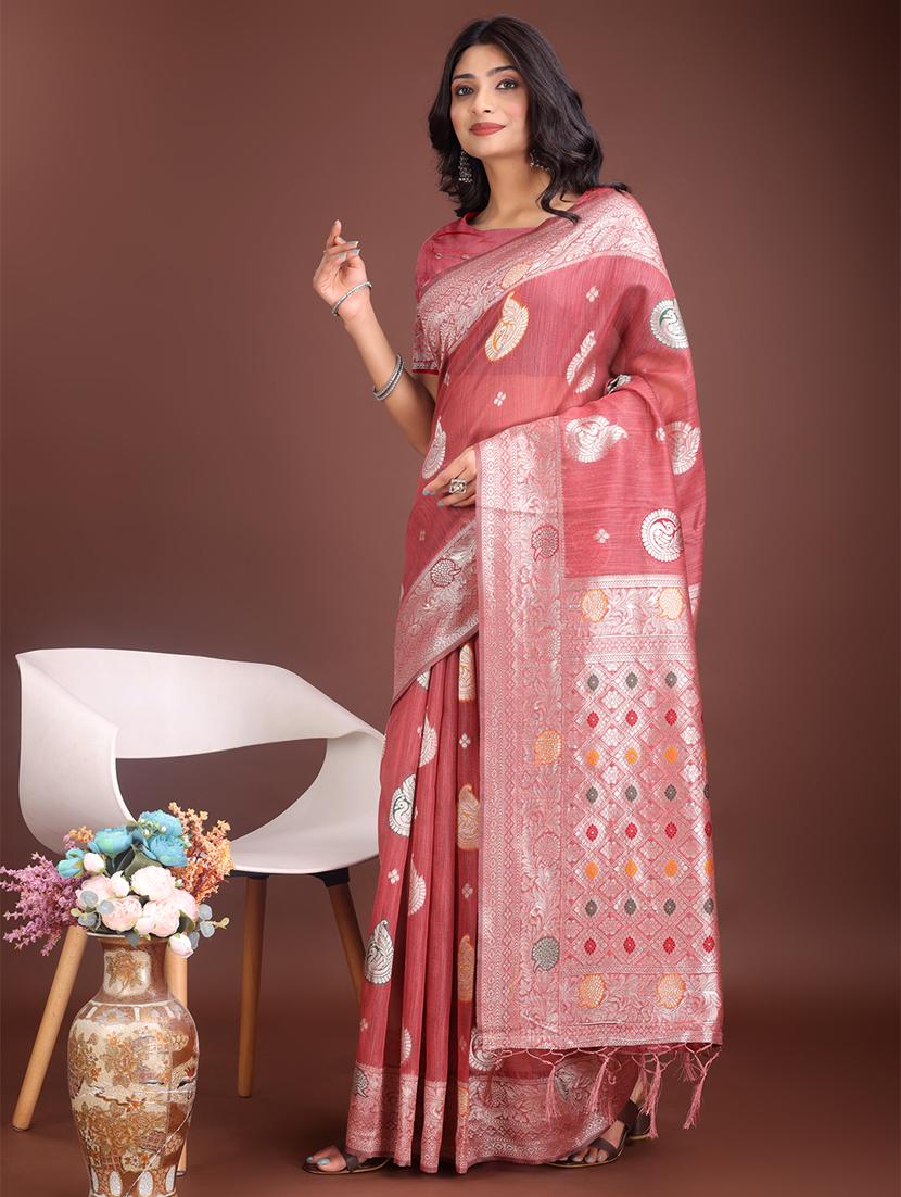 women self design bordered saree with blouse - 21911480 -  Standard Image - 1