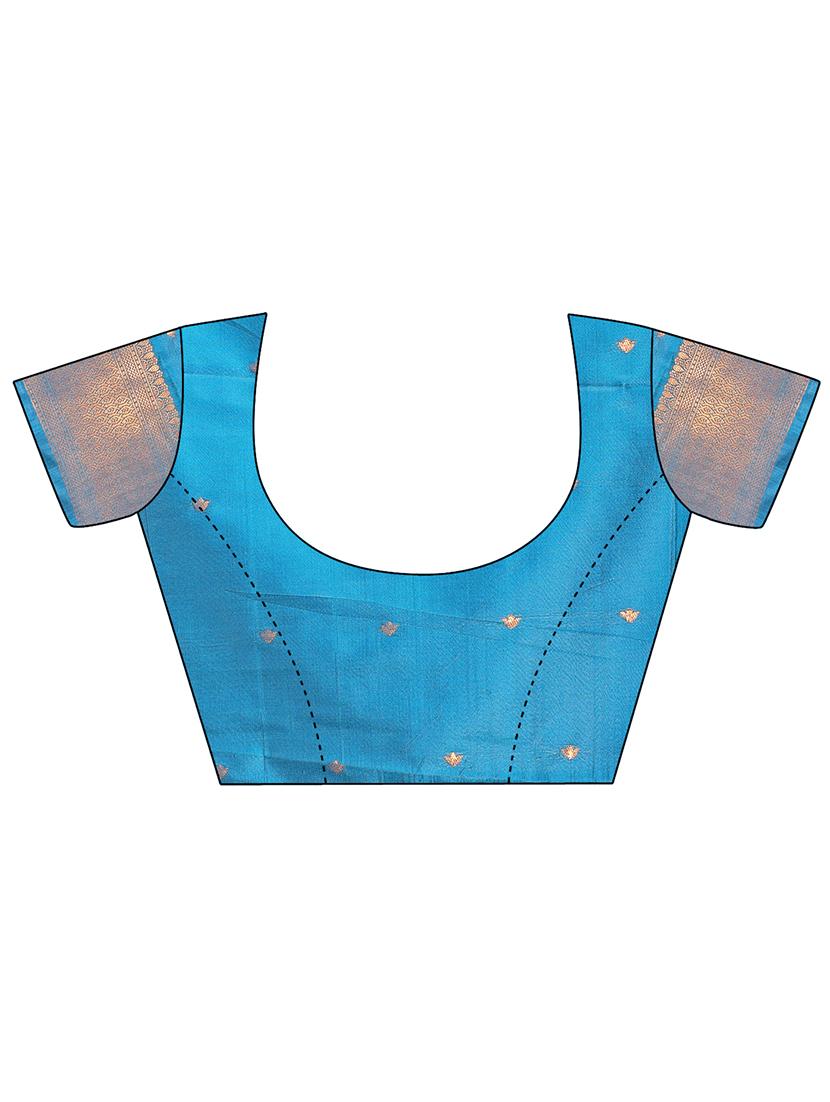 women self design bordered saree with blouse - 21911492 - Standard Image - 4