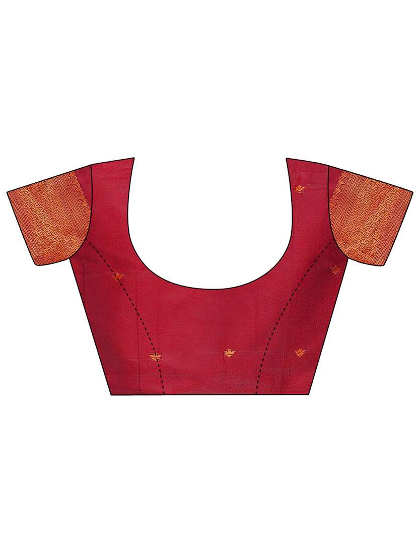 women self design bordered saree with blouse - 21911494 -  Standard Image - 4