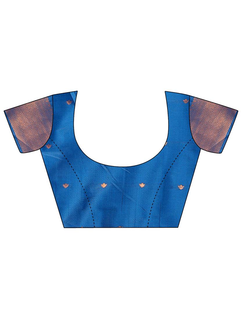 women self design bordered saree with blouse - 21911497 - Standard Image - 4