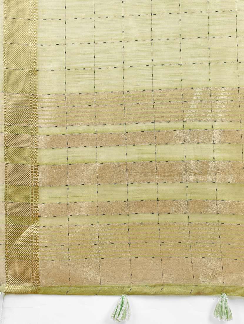 women self design bordered saree with blouse - 21911507 -  Standard Image - 4