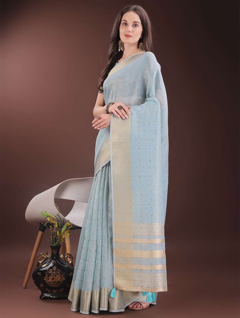 women self design bordered saree with blouse - 21911510 -  Standard Image - 1