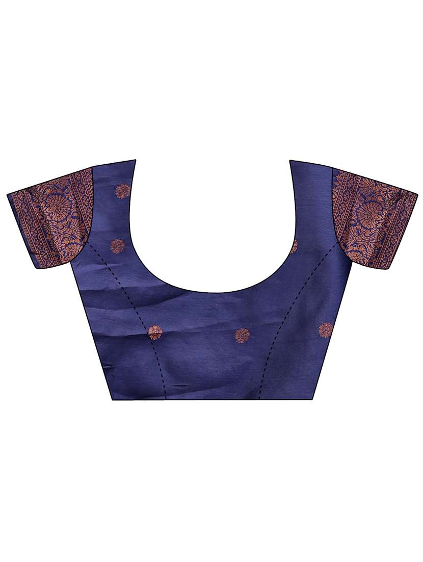 women self design bordered saree with blouse - 21911532 -  Standard Image - 4