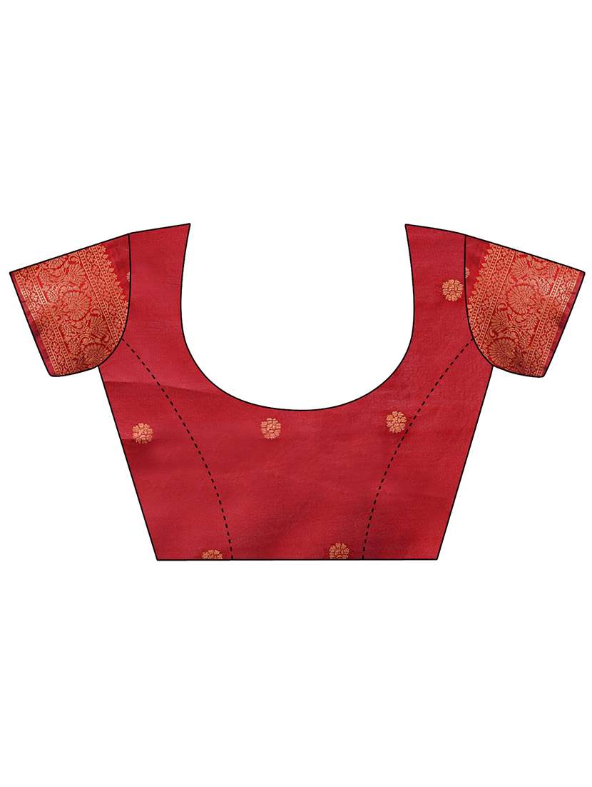 women self design bordered saree with blouse - 21911533 -  Standard Image - 4