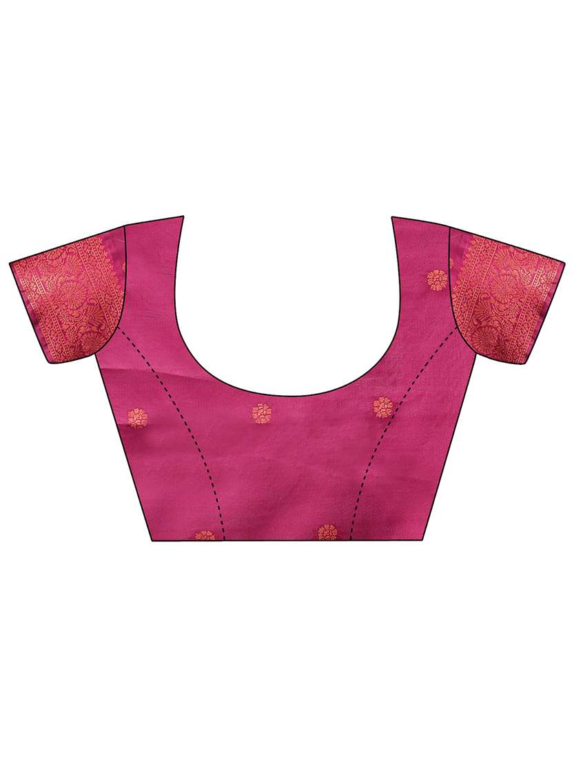 women self design bordered saree with blouse - 21911535 -  Standard Image - 4