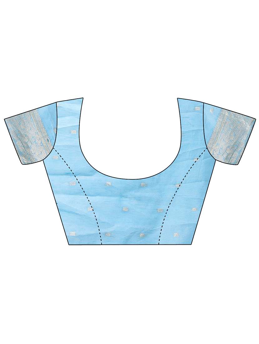 women self design banarasi saree with blouse - 21911541 -  Standard Image - 4