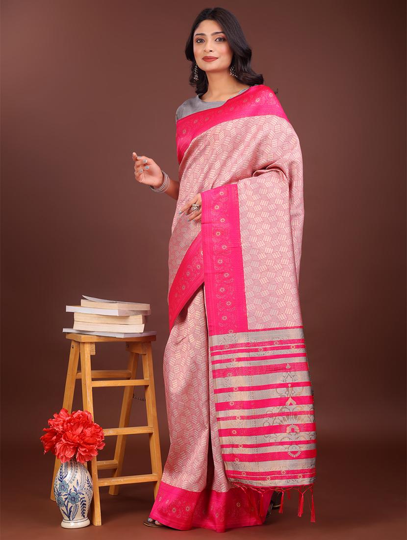 women self design bordered saree with blouse - 21911572 - Standard Image - 1