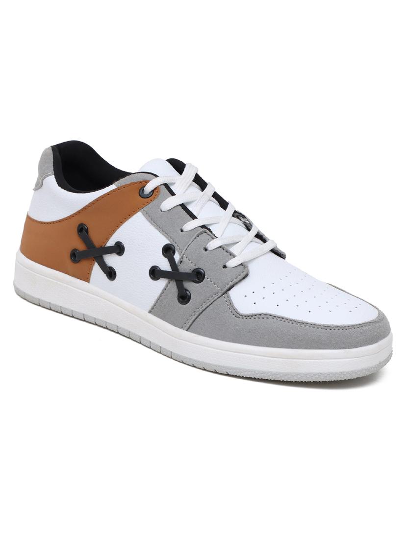 men grey lace up sneaker