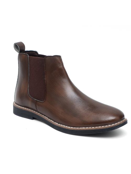 men brown high ankle boot - 21911717 - Standard Image - 0