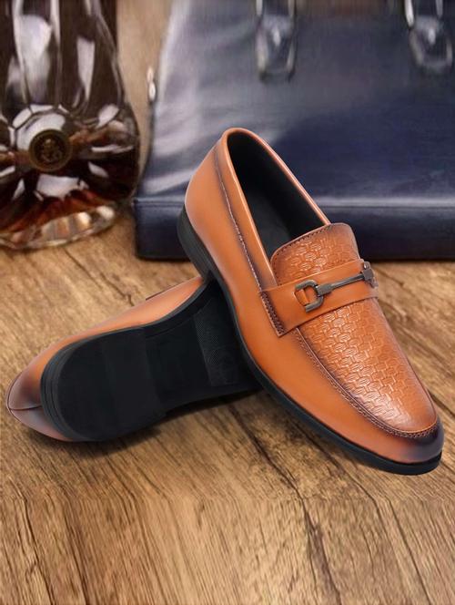 men tan slip on loafer - 21911740 -  Standard Image - 0