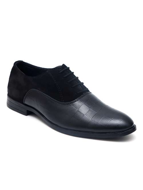 men black lace-up oxford - 21911748 - Standard Image - 0