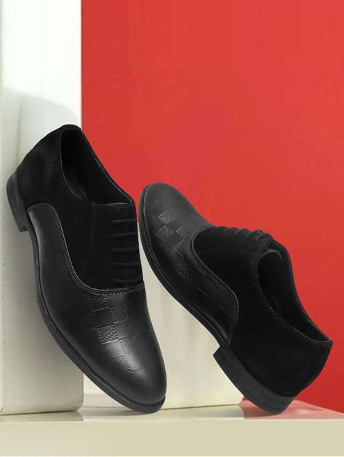 men black lace-up oxford - 21911750 - Standard Image - 0