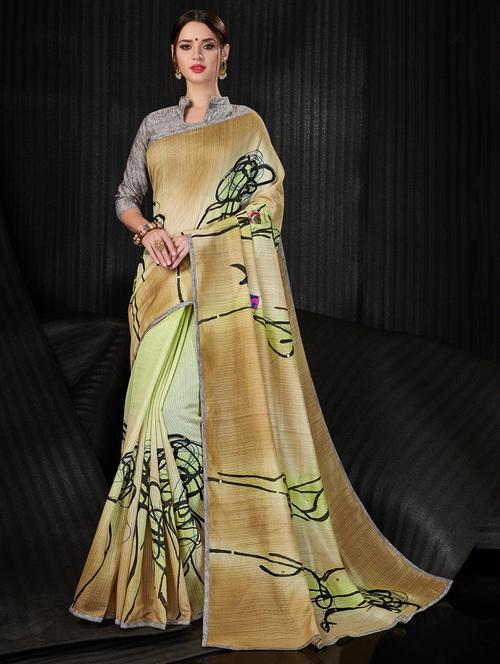 women printed casual wear saree with blouse - 21911793 - Standard Image - 0