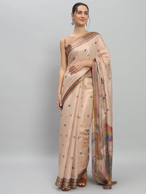 women printed casual wear saree with blouse - 21911817 -  Standard Image - 0