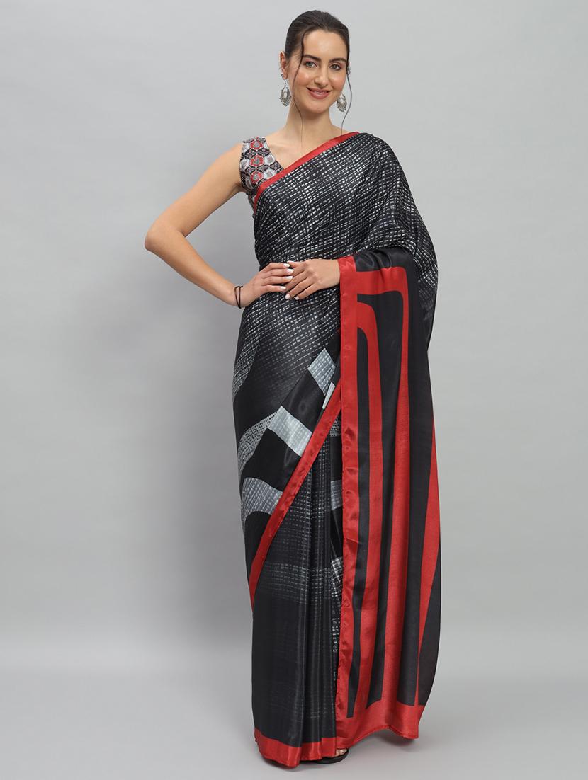women printed casual wear saree with blouse - 21911863 - Zoom Image - 0