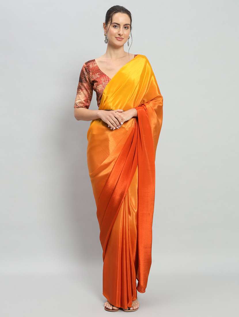 women ombre ready to wear saree with blouse