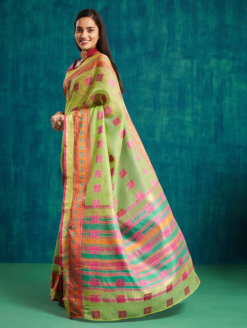 women self design ready to wear saree with blouse - 21911915 - Standard Image - 1