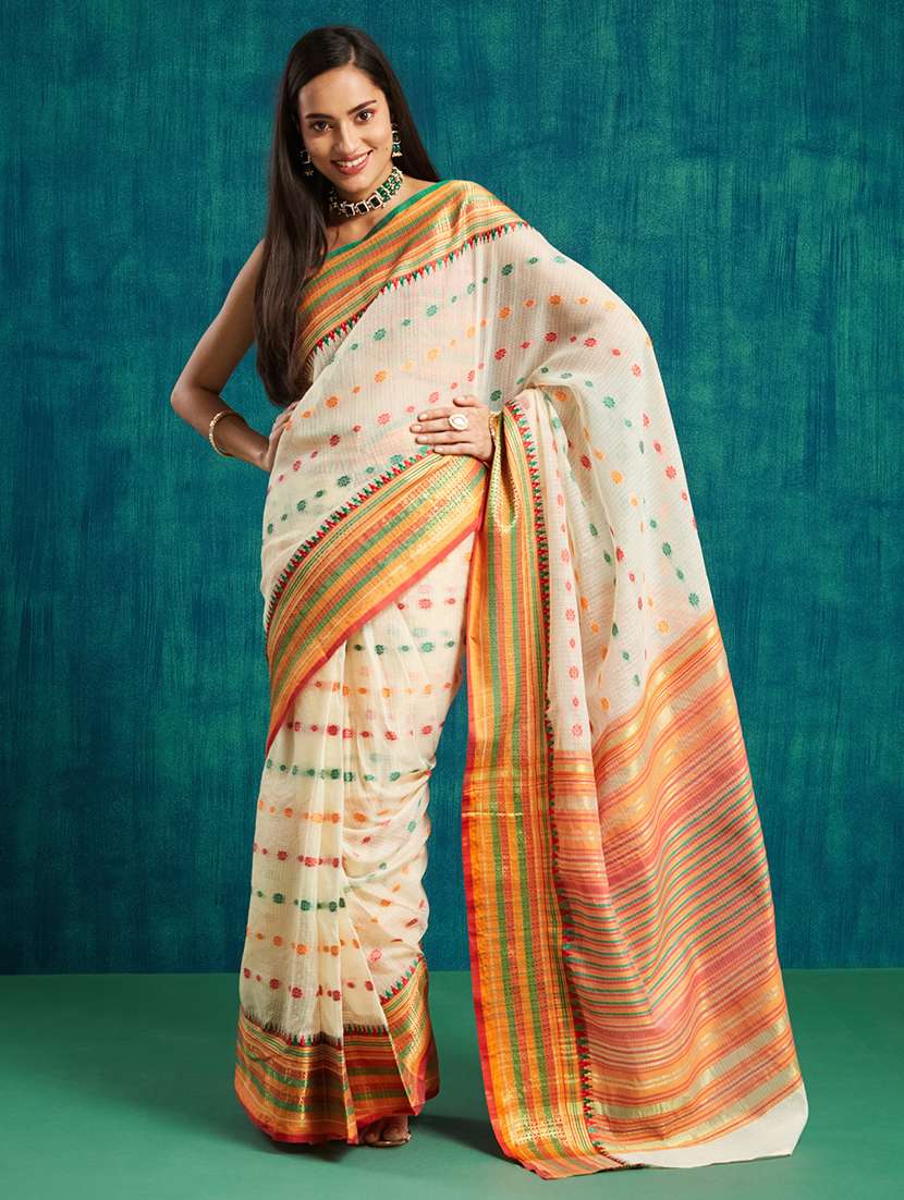 women self design ready to wear saree with blouse - 21911920 - Standard Image - 1