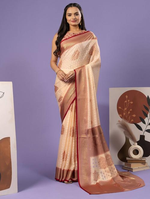 women printed casual wear saree with blouse - 21912351 -  Standard Image - 0