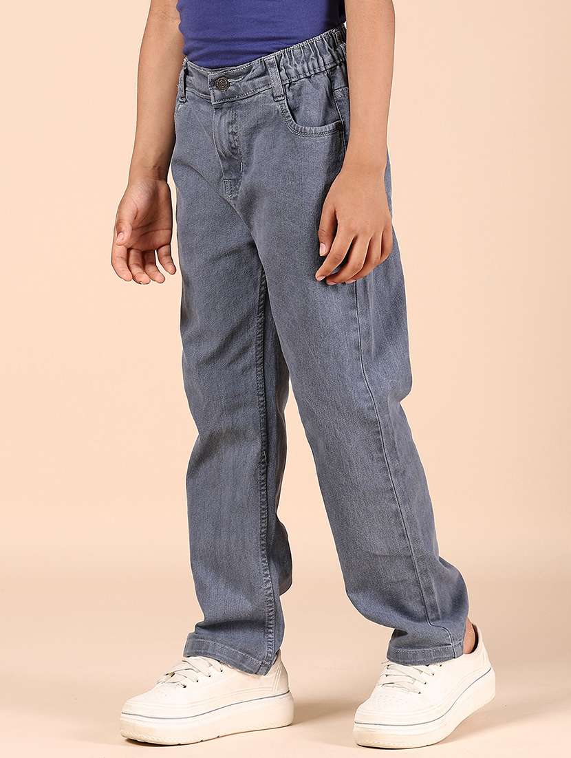 boys grey mid rise relaxed fit jean - 21913039 -  Standard Image - 1
