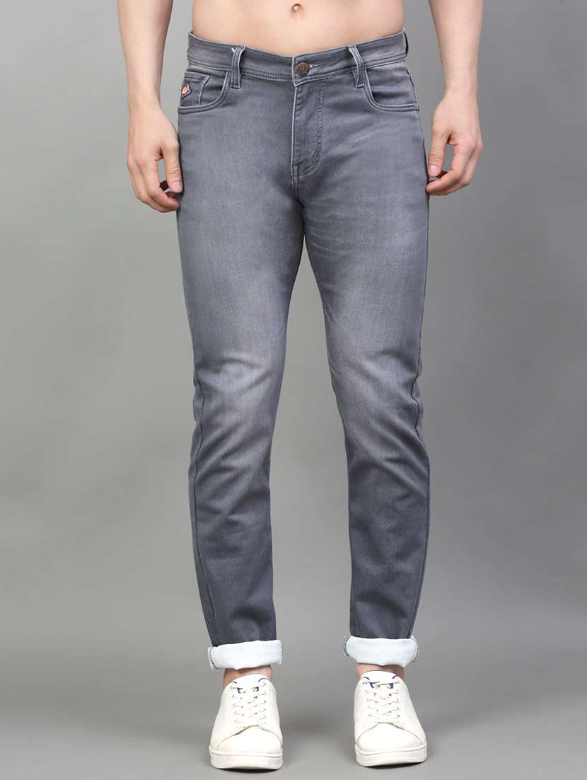 men mid rise full length slim fit denim jeans - 21913085 - Zoom Image - 0