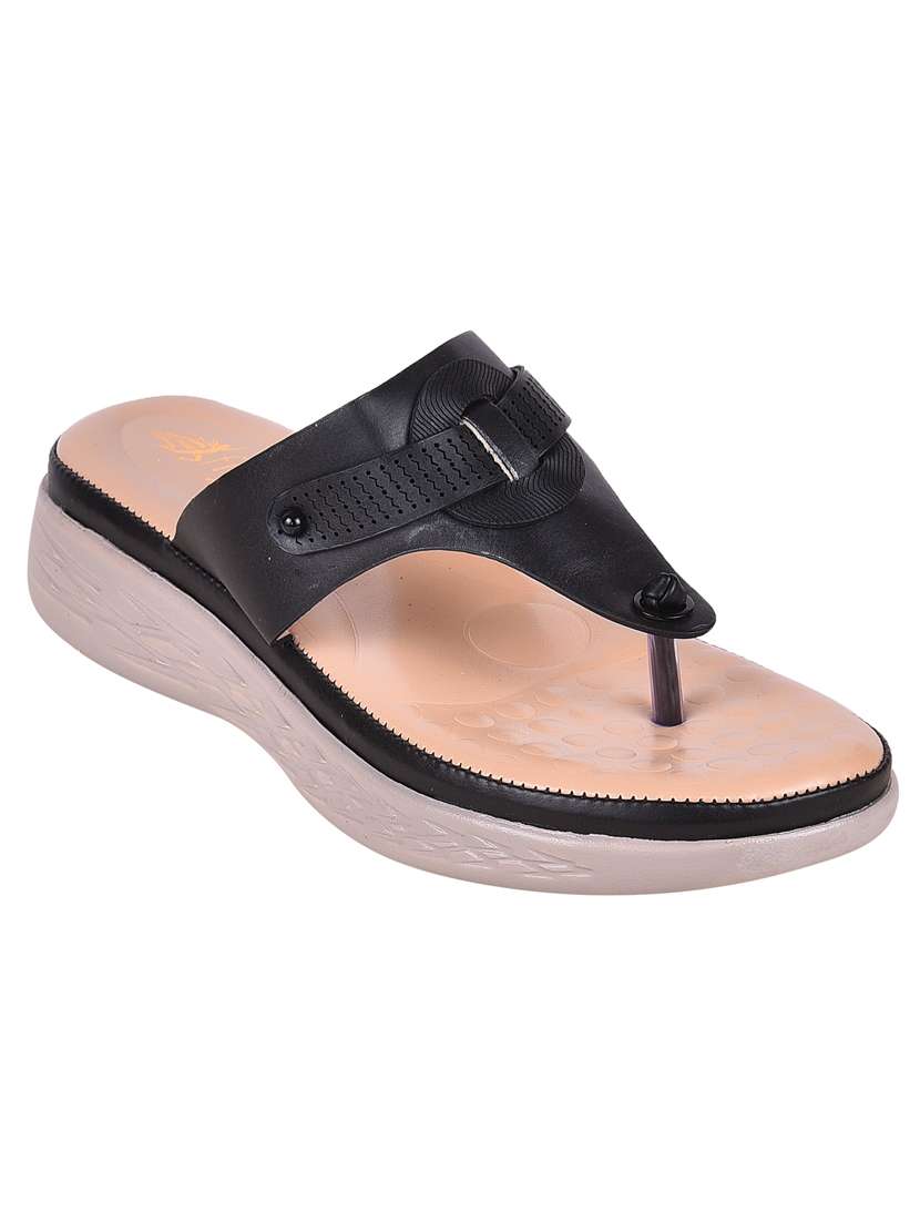 women solid toe separtator wedge - 21913183 -  Standard Image - 1