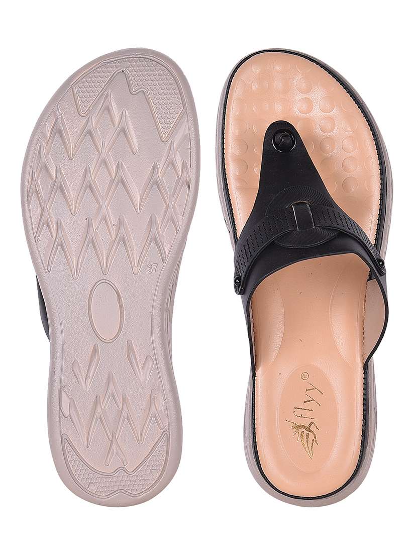 women solid toe separtator wedge - 21913183 -  Standard Image - 4