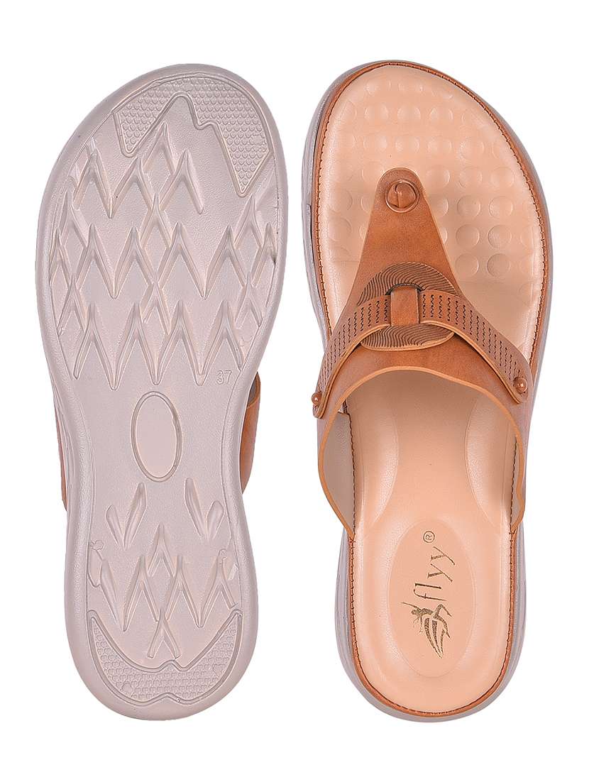 women solid toe separtator wedge - 21913185 -  Standard Image - 4