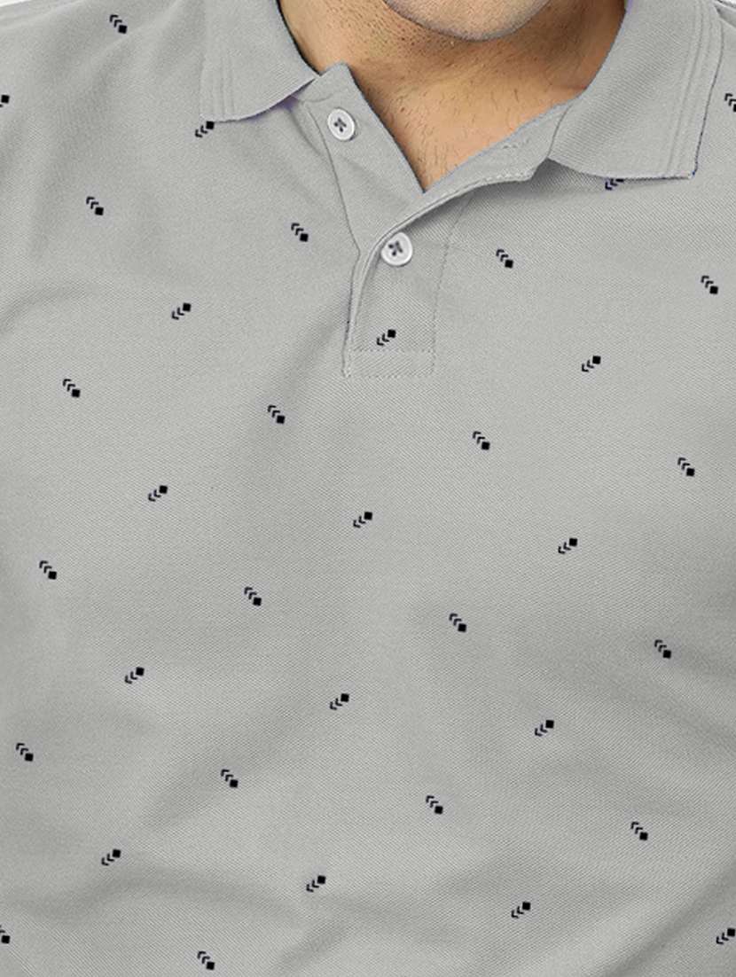 men printed short sleeve regular fit polo t-shirt - 21913278 -  Standard Image - 4