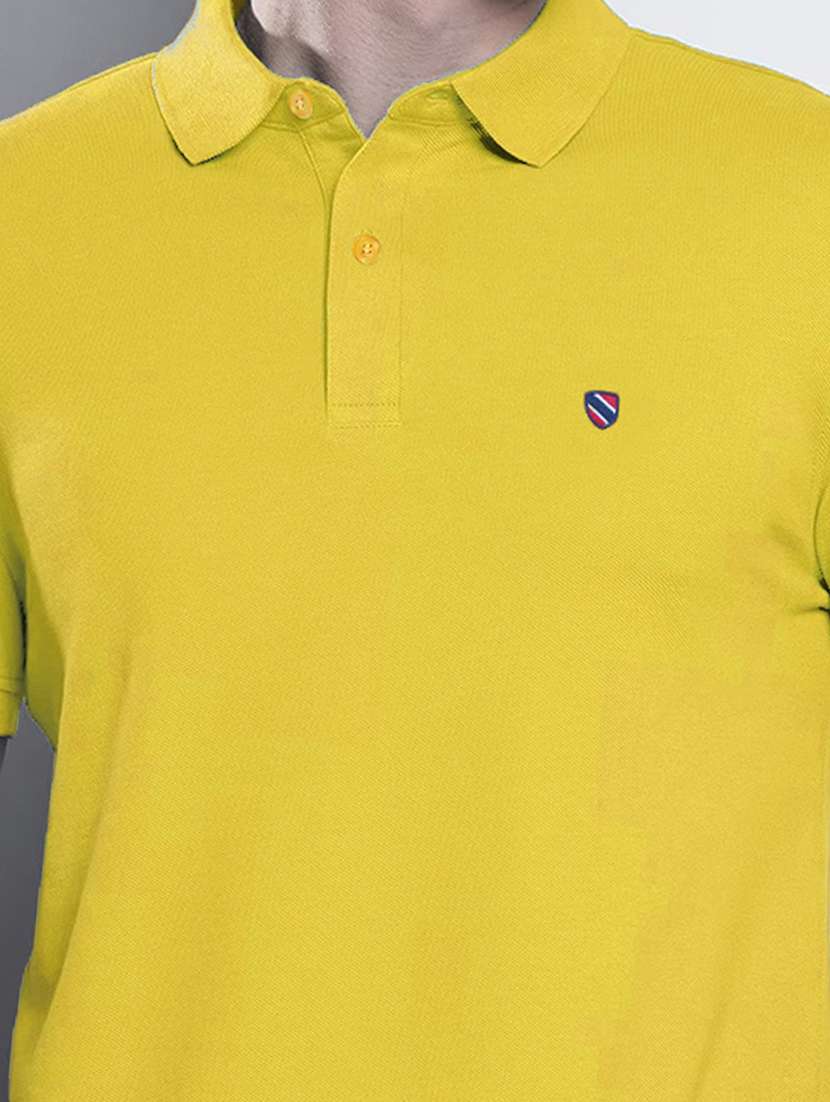men solid short sleeve regular fit polo t-shirt - 21913282 -  Standard Image - 4