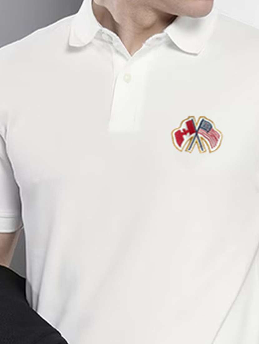 men solid short sleeve regular fit polo t-shirt - 21913286 -  Standard Image - 4