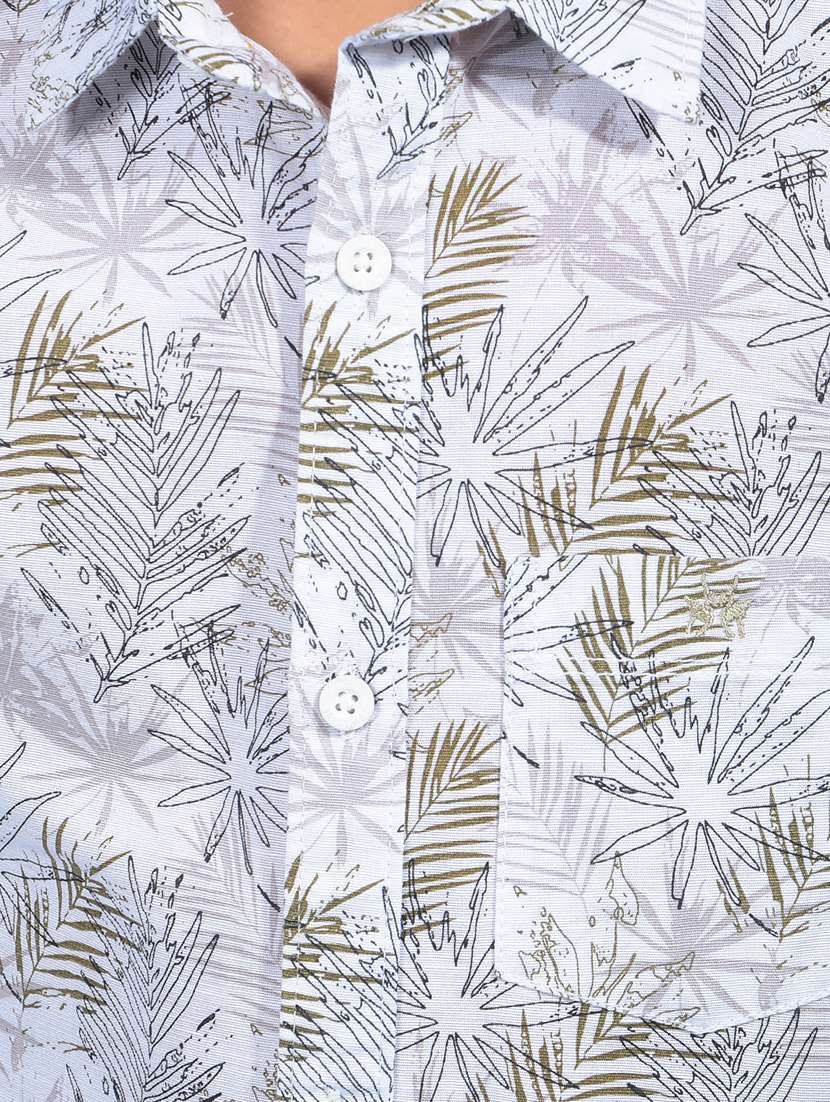 boys printed short sleeve casual shirt - 21913493 -  Standard Image - 6