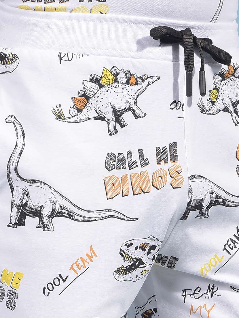 boys printed mid rise regular fit shorts  - 21913507 -  Standard Image - 4