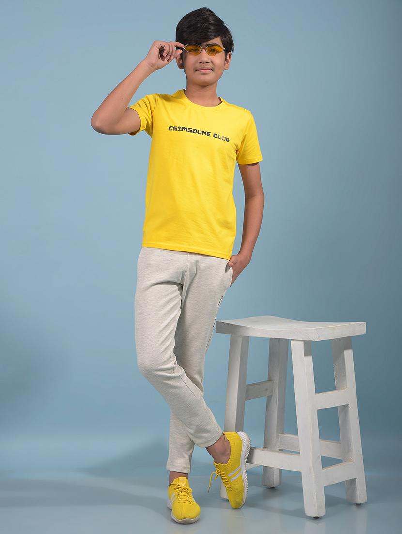 boys solid mid rise track pant - 21913510 - Standard Image - 6