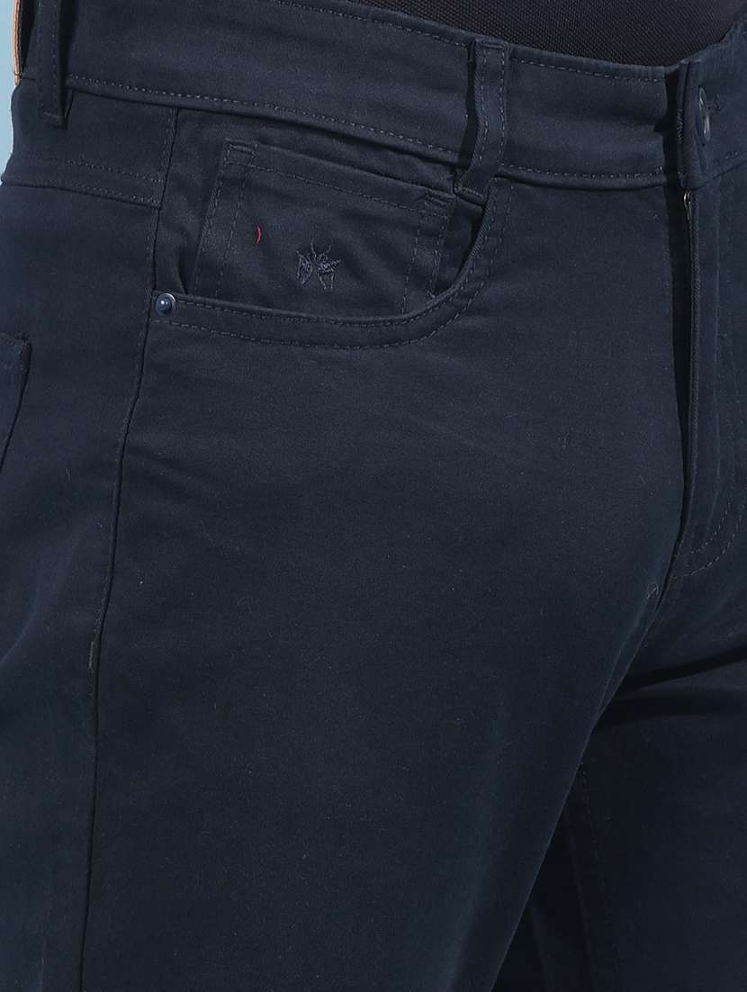 boys solid mid rise slim fit chino - 21913519 -  Standard Image - 4