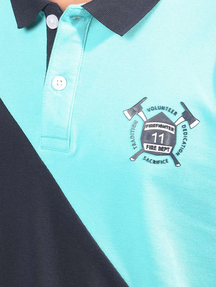 boys color block short sleeve t-shirt - 21913533 -  Standard Image - 4