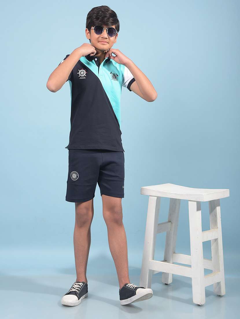 boys color block short sleeve t-shirt - 21913533 -  Standard Image - 6