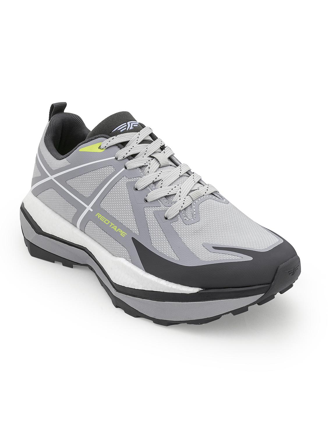 men grey lace up sport shoe - 21913961 - Standard Image - 1
