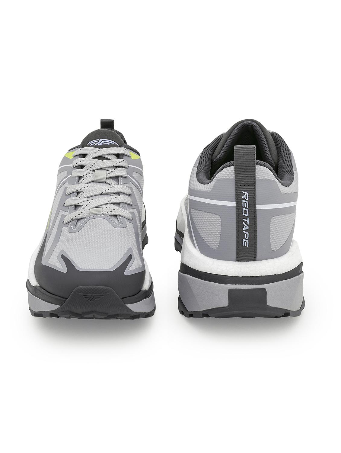 men grey lace up sport shoe - 21913961 - Standard Image - 4