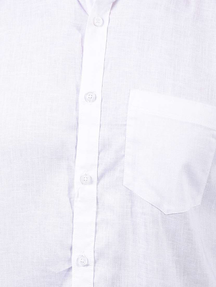 men solid long sleeve slim fit casual shirt - 21914328 - Standard Image - 4