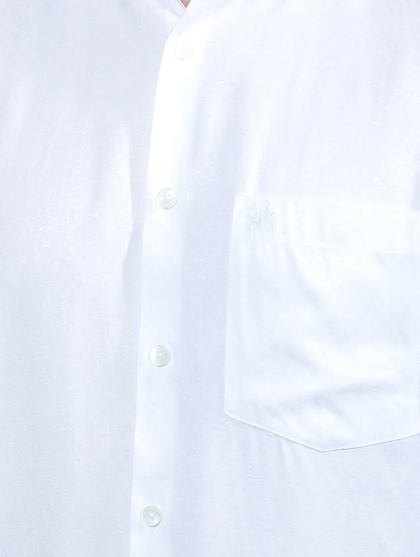 men solid long sleeve slim fit casual shirt - 21914348 - Standard Image - 6